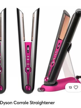 Dyson Corrale Hair Straightener in Pink and Black